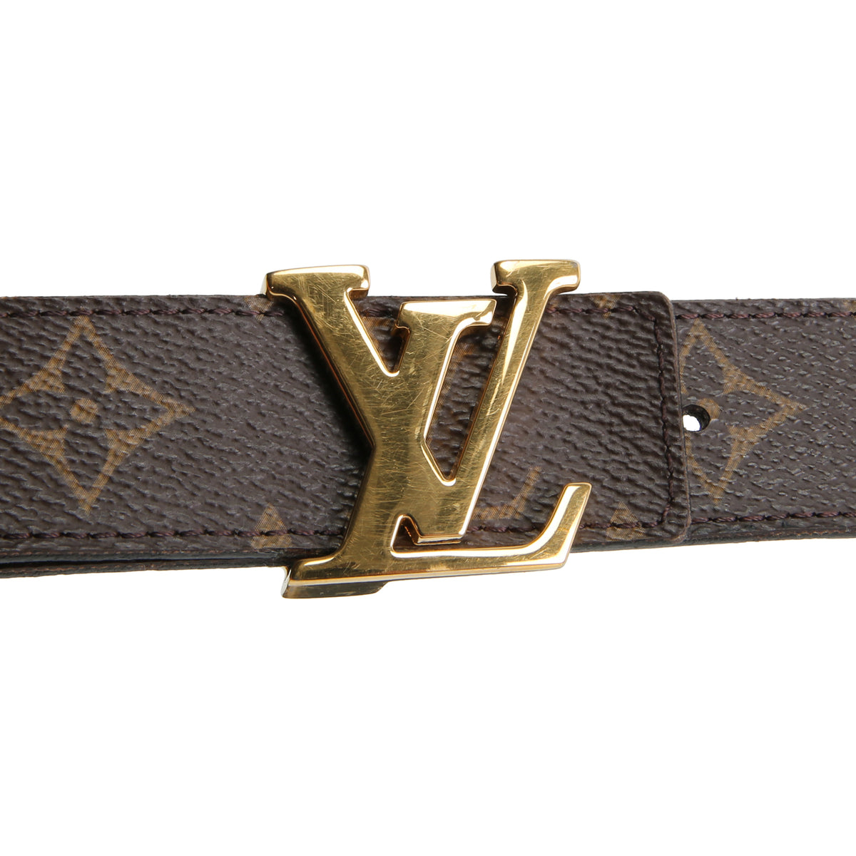 LOUIS VUITTON Monogram Initiales Reversible Belt OUTLET FINAL SALE