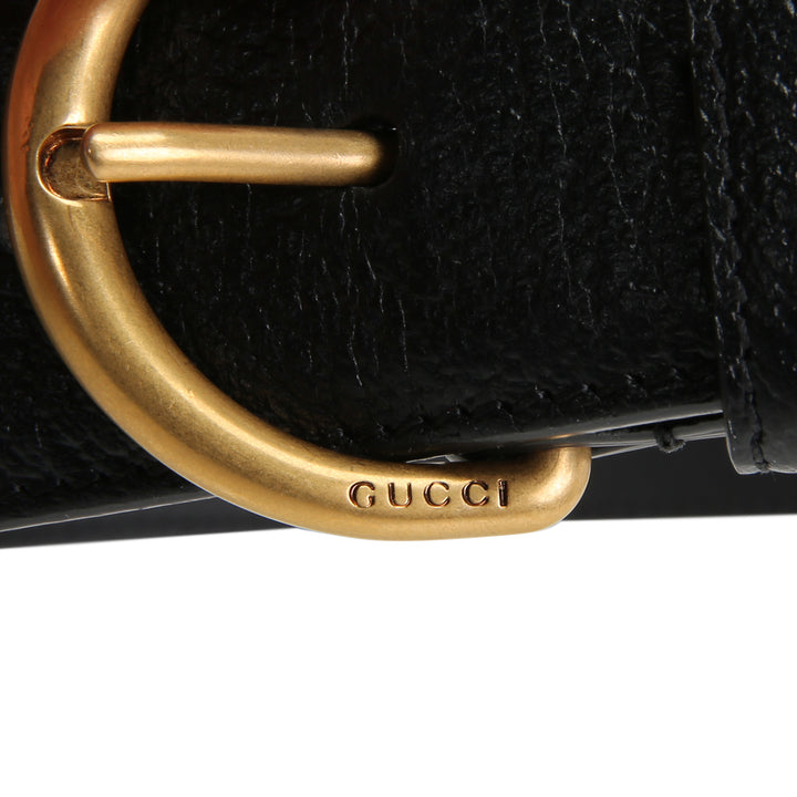 GUCCI Leather Belt - Black