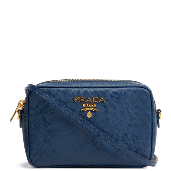 PRADA Saffiano Camera Bag - Navy