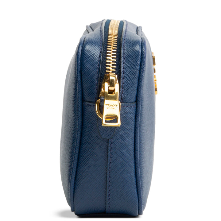 PRADA Saffiano Camera Bag - Navy