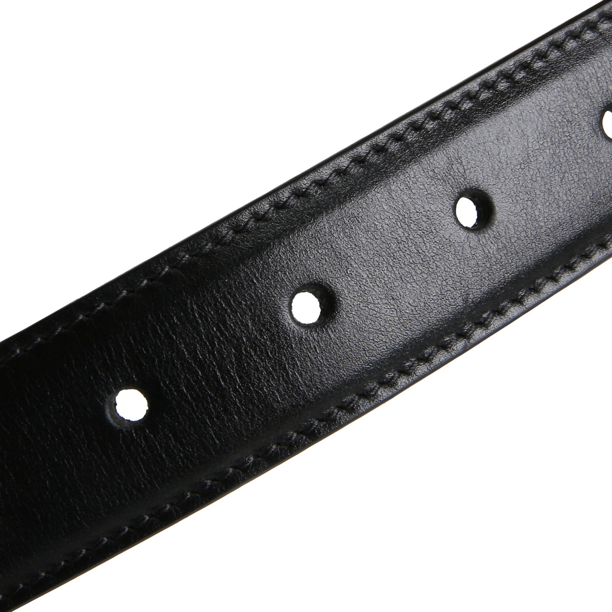 GUCCI Leather Buckle Belt - Black