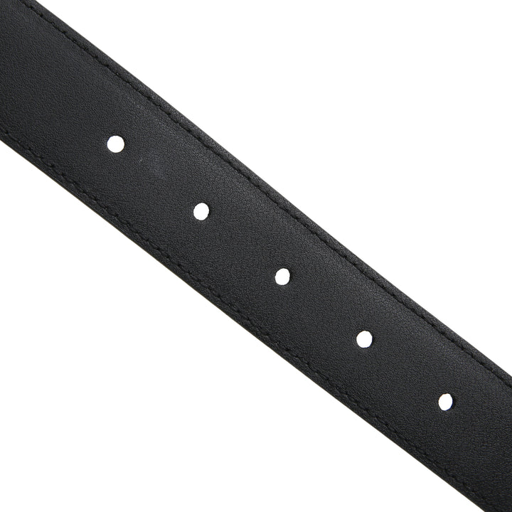 GUCCI Leather Buckle Belt - Black