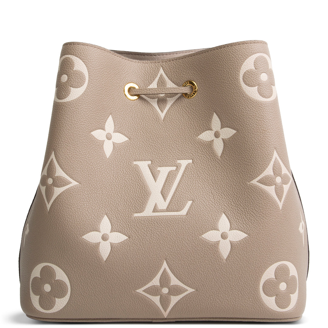 LOUIS VUITTON Giant Empreinte Monogram Neonoe MM - Bicolor Turtledove