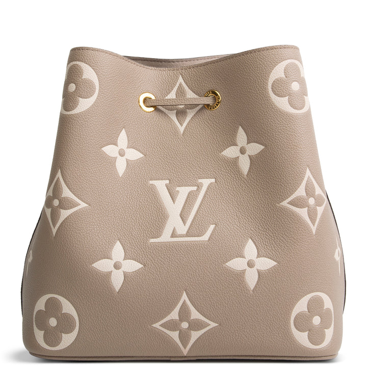 LOUIS VUITTON Giant Empreinte Monogram Neonoe MM - Bicolor Turtledove