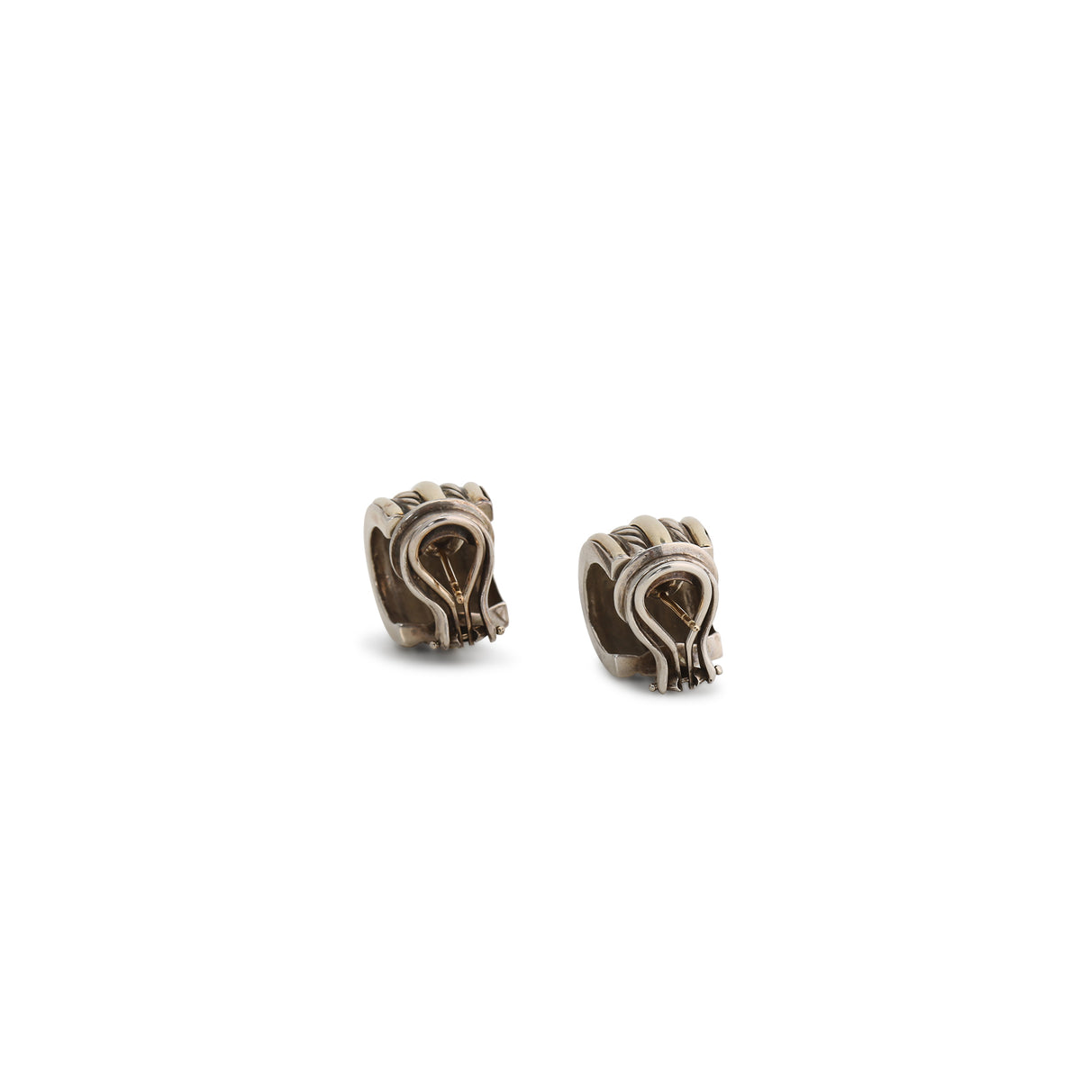 DAVID YURMAN Two-Tone Huggie Earrings