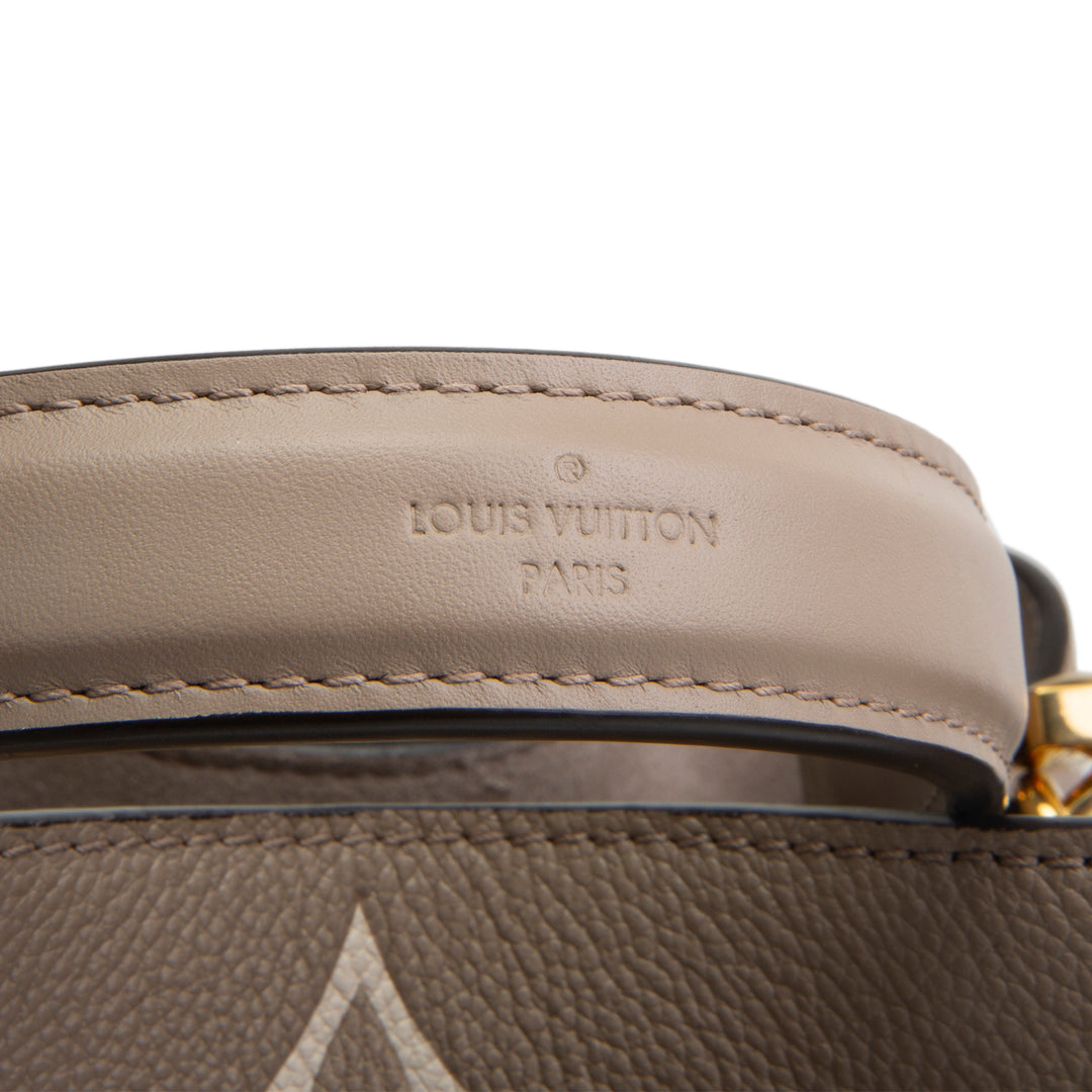 LOUIS VUITTON Giant Empreinte Monogram Neonoe MM - Bicolor Turtledove