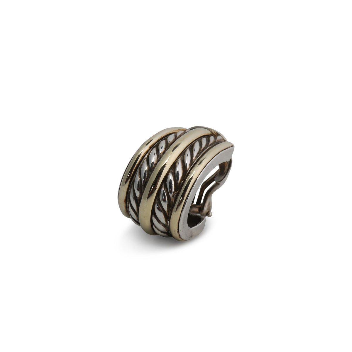 DAVID YURMAN Two-Tone Huggie Earrings