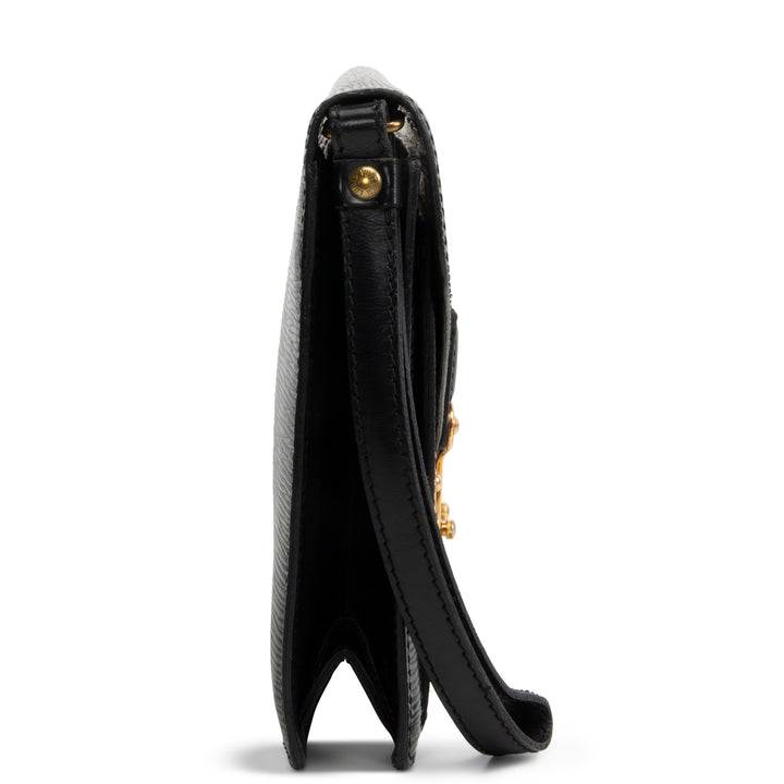 LOUIS VUITTON Vintage Serie Dragonne Epi Clutch - Black