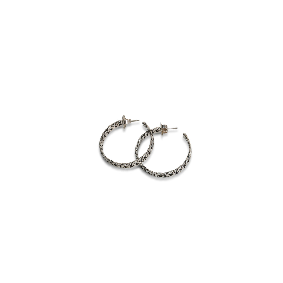 JOHN HARDY Curb Chain Link Earrings