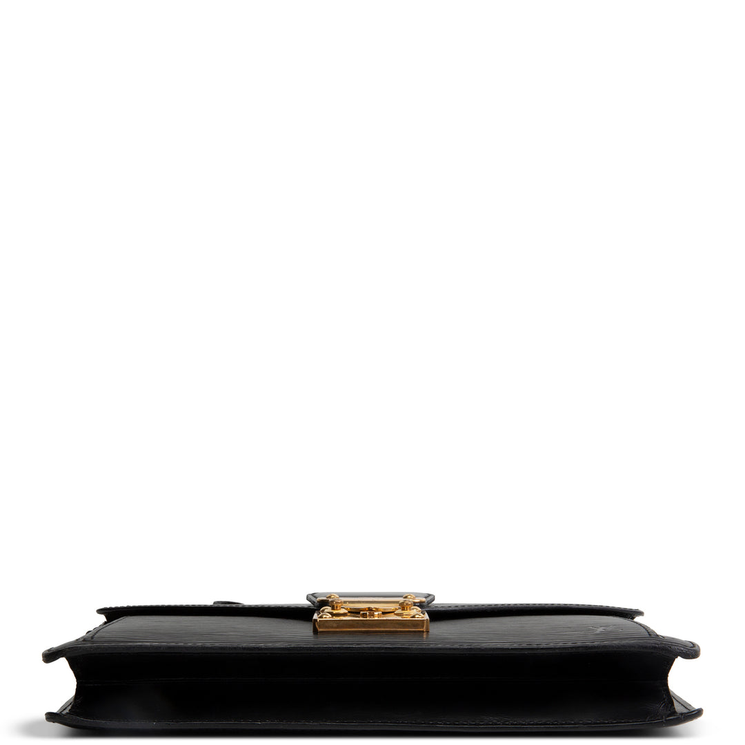 LOUIS VUITTON Vintage Serie Dragonne Epi Clutch - Black