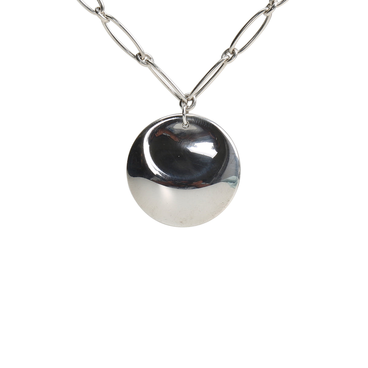 TIFFANY &amp; CO. Elsa Peretti Round Disc Necklace