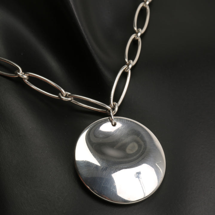 TIFFANY &amp; CO. Elsa Peretti Round Disc Necklace