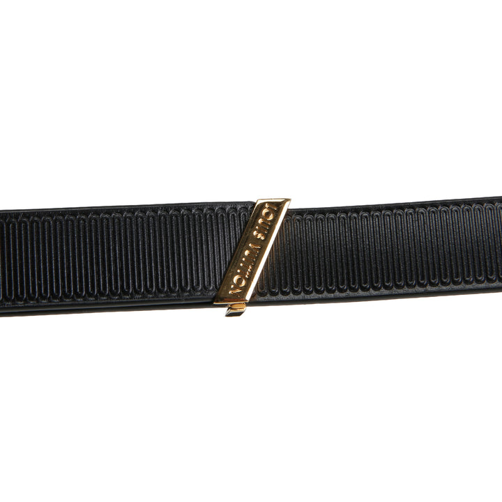 LOUIS VUITTON Initiales 20mm Belt - Black