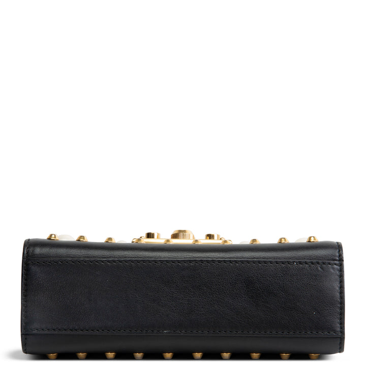 GUCCI Studded Small Padlock Shoulder Bag