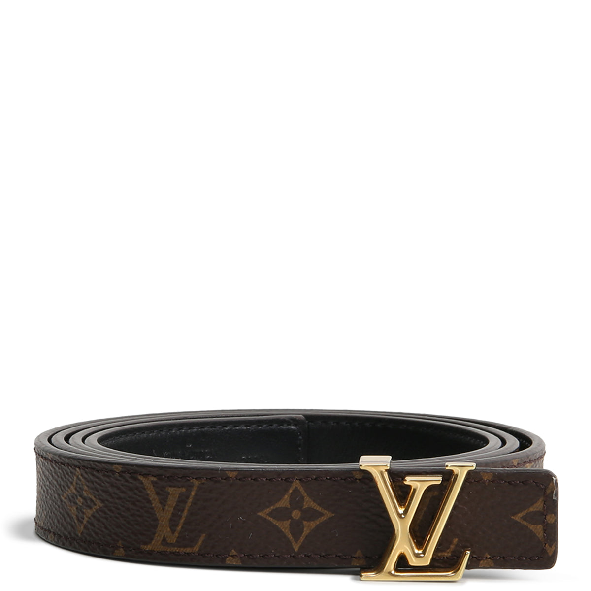 LOUIS VUITTON Monogram LV Initiales 25mm Belt