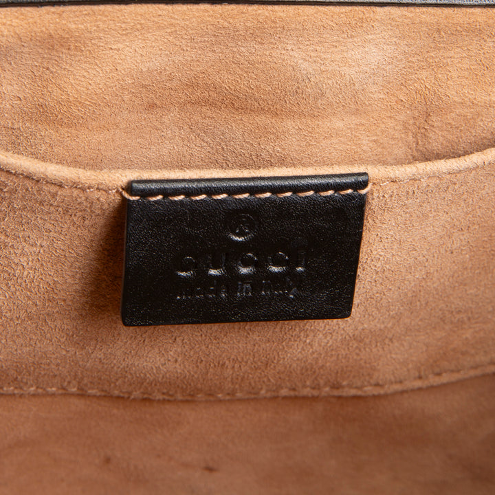 GUCCI Studded Small Padlock Shoulder Bag