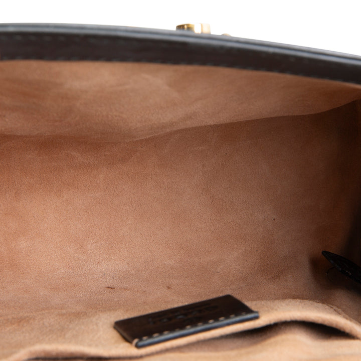 GUCCI Studded Small Padlock Shoulder Bag