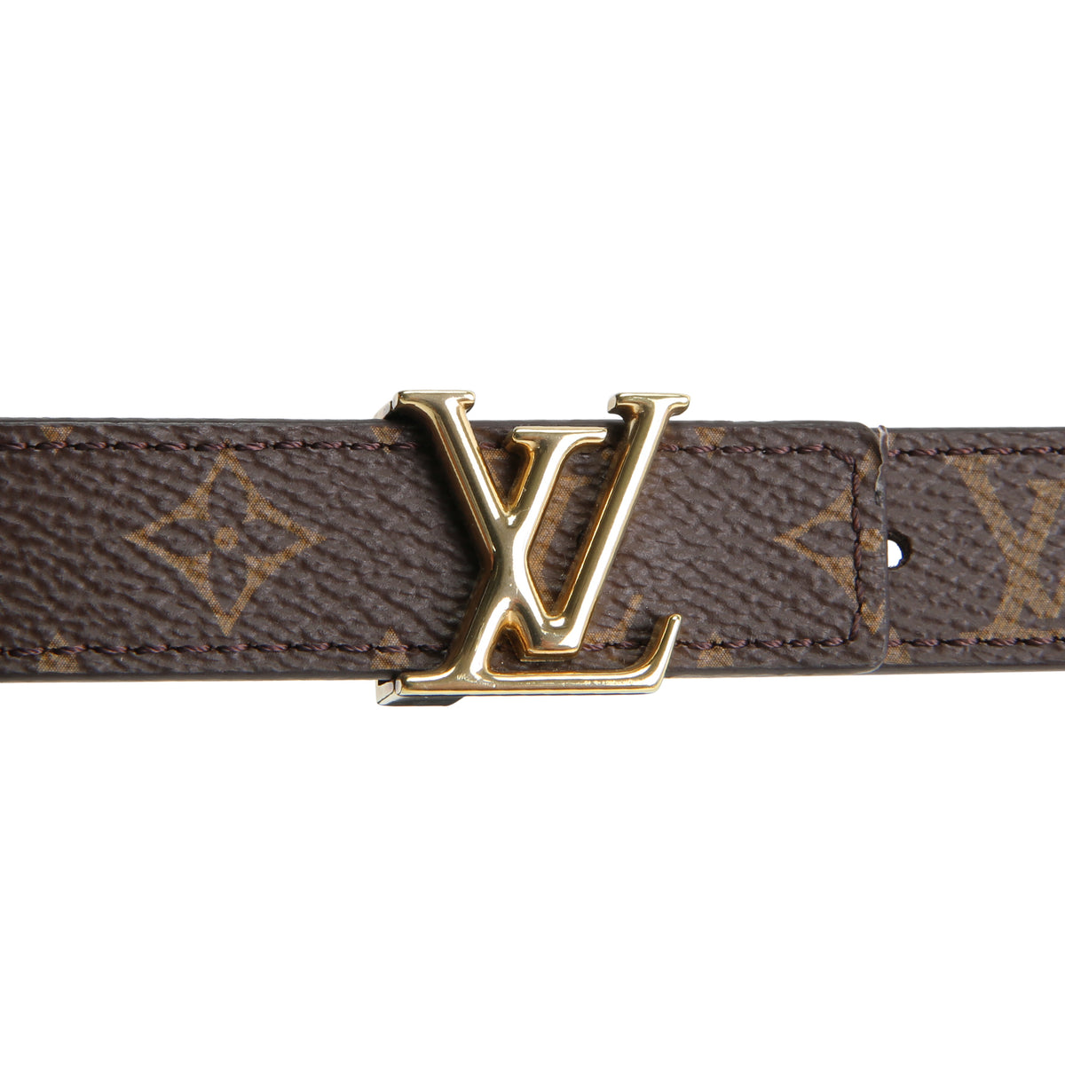 LOUIS VUITTON Monogram LV Initiales 25mm Belt