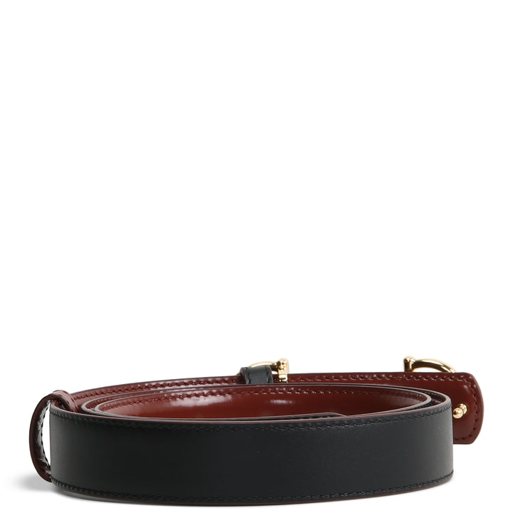 GUCCI Reversible Leather Horsebit Buckle Belt