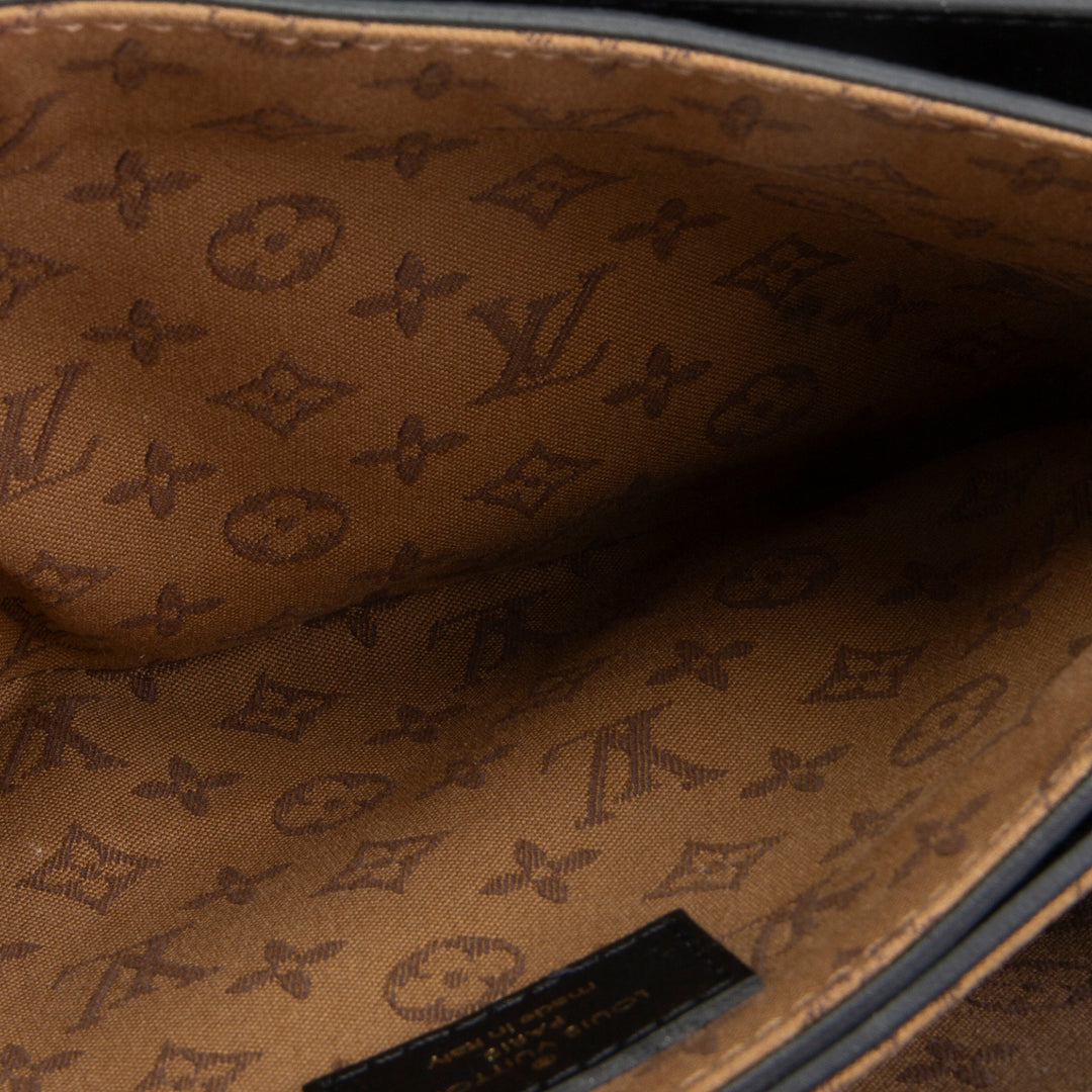 LOUIS VUITTON Calfskin Monogram Metal Rendez-Vous Shoulder Bag - Black