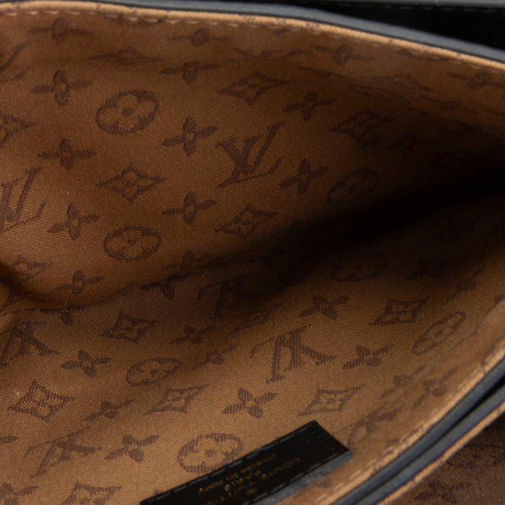 LOUIS VUITTON Calfskin Monogram Metal Rendez-Vous Shoulder Bag - Black