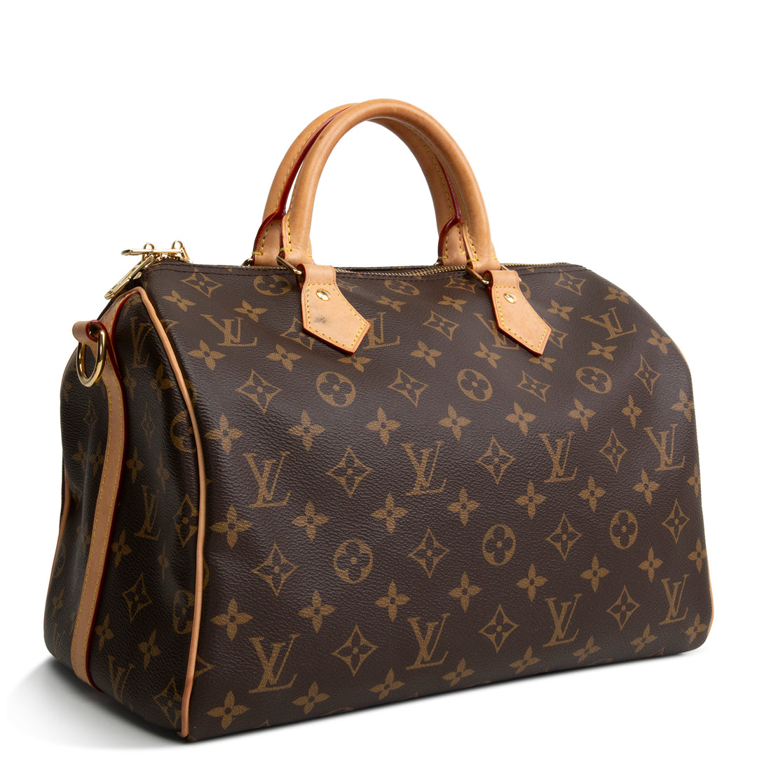LOUIS VUITTON Monogram Speedy Bandouliere 30