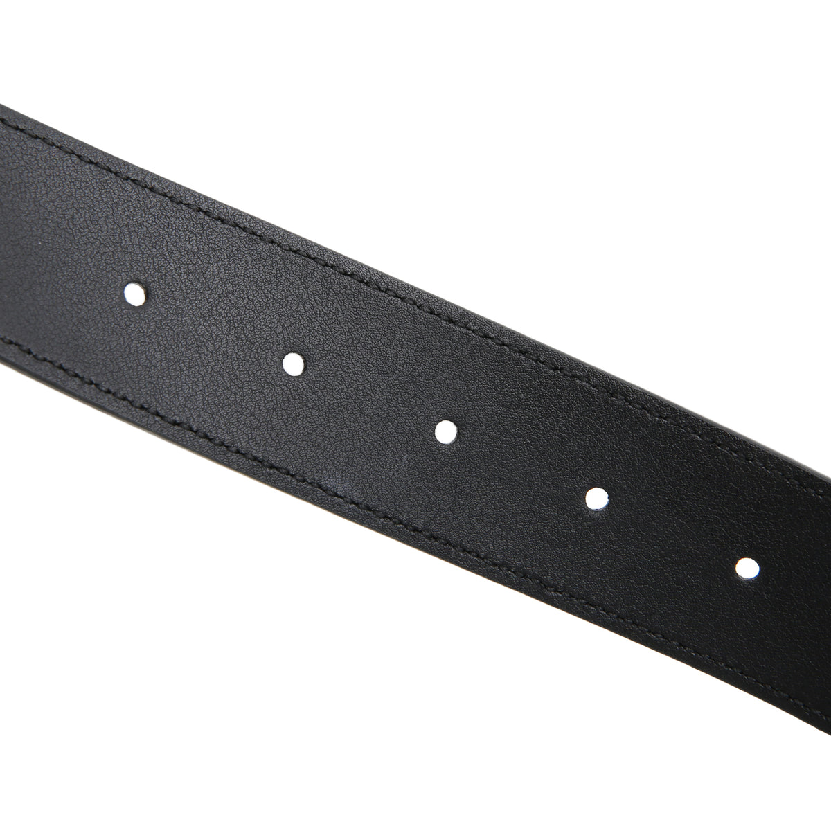 GUCCI Leather Cut GG Marmont Belt - Black