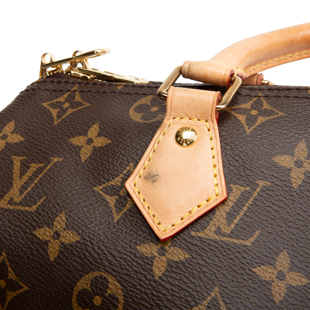 LOUIS VUITTON Monogram Speedy Bandouliere 30