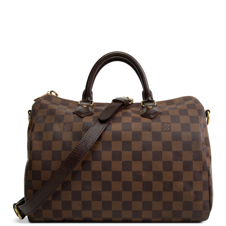 LOUIS VUITTON Speedy 30 Bandouliere Damier Ebene OUTLET FINAL SALE