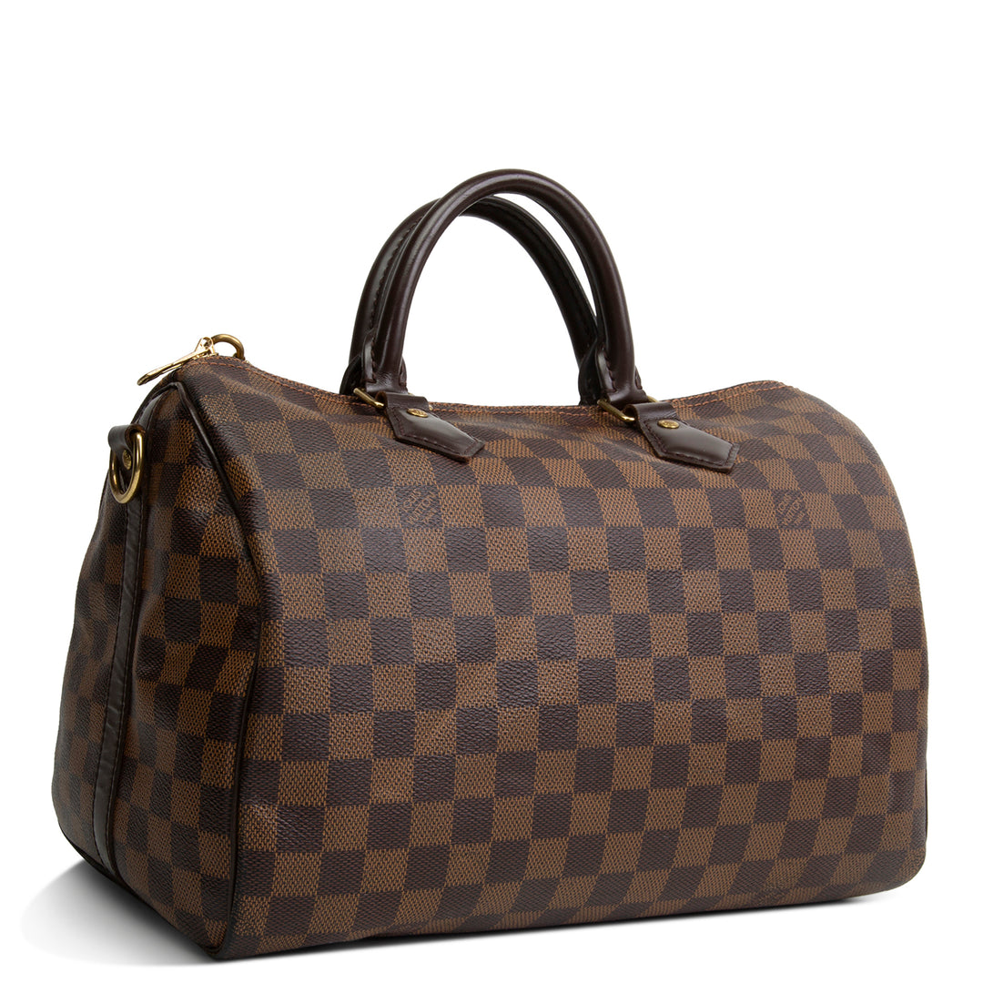 LOUIS VUITTON Speedy 30 Bandouliere Damier Ebene OUTLET FINAL SALE