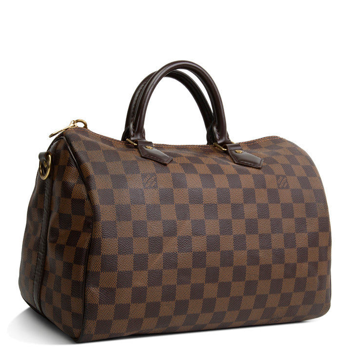LOUIS VUITTON Speedy 30 Bandouliere Damier Ebene OUTLET FINAL SALE