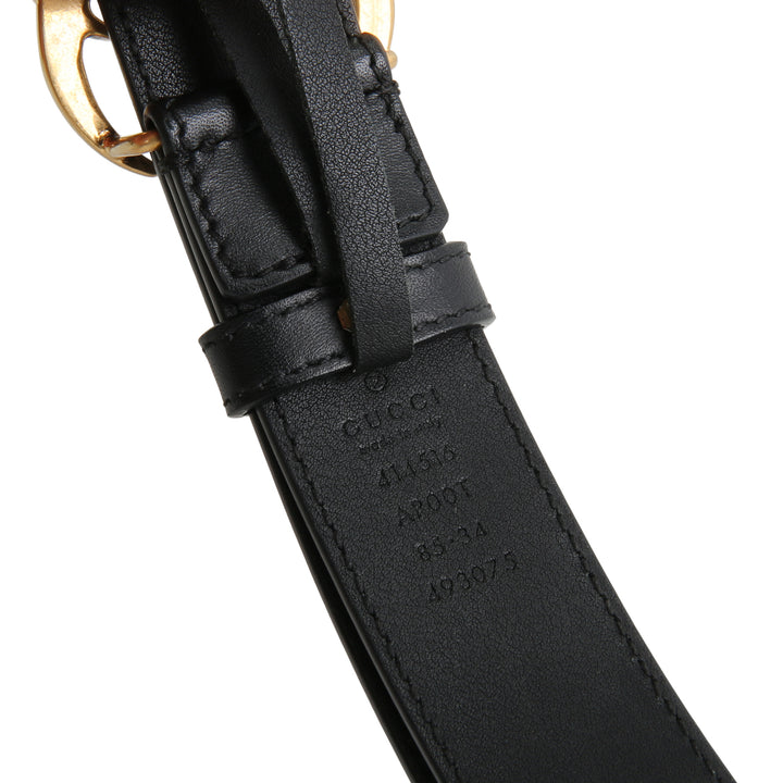 GUCCI GG Marmont Belt - Black
