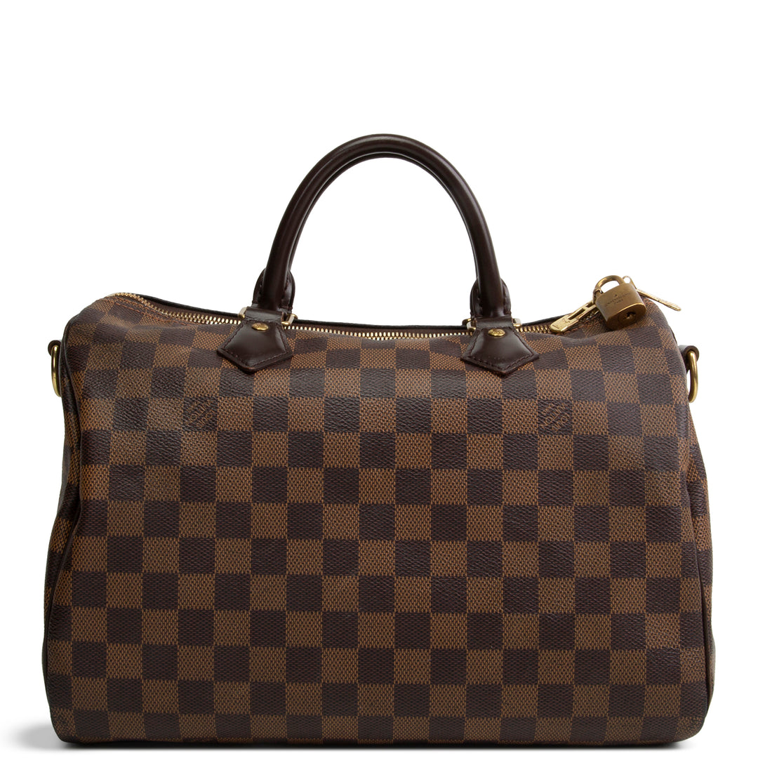LOUIS VUITTON Speedy 30 Bandouliere Damier Ebene OUTLET FINAL SALE