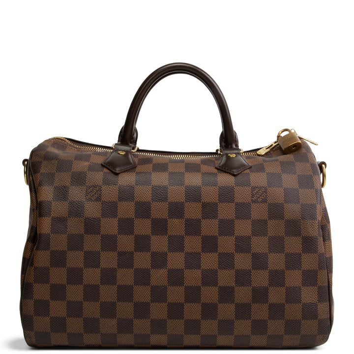 LOUIS VUITTON Speedy 30 Bandouliere Damier Ebene OUTLET FINAL SALE