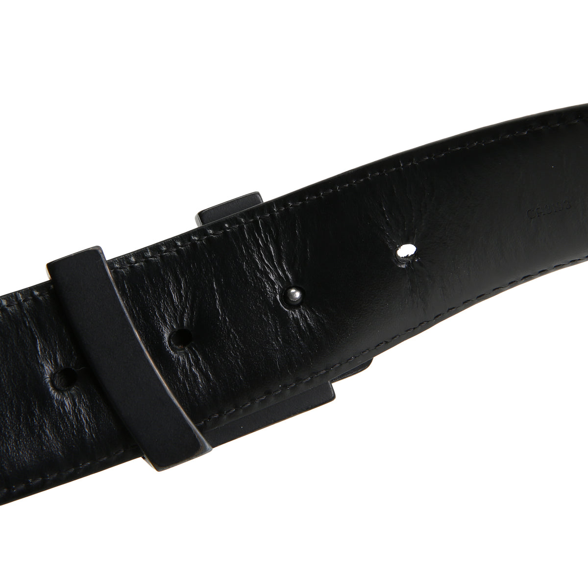 LOUIS VUITTON Damier Graphite Initales Belt