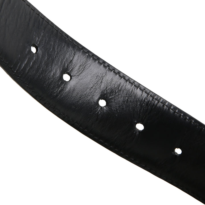LOUIS VUITTON Damier Graphite Initales Belt