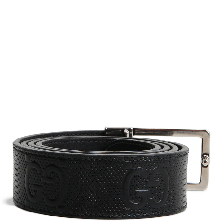GUCCI GG Tennis Embossed Double G Belt