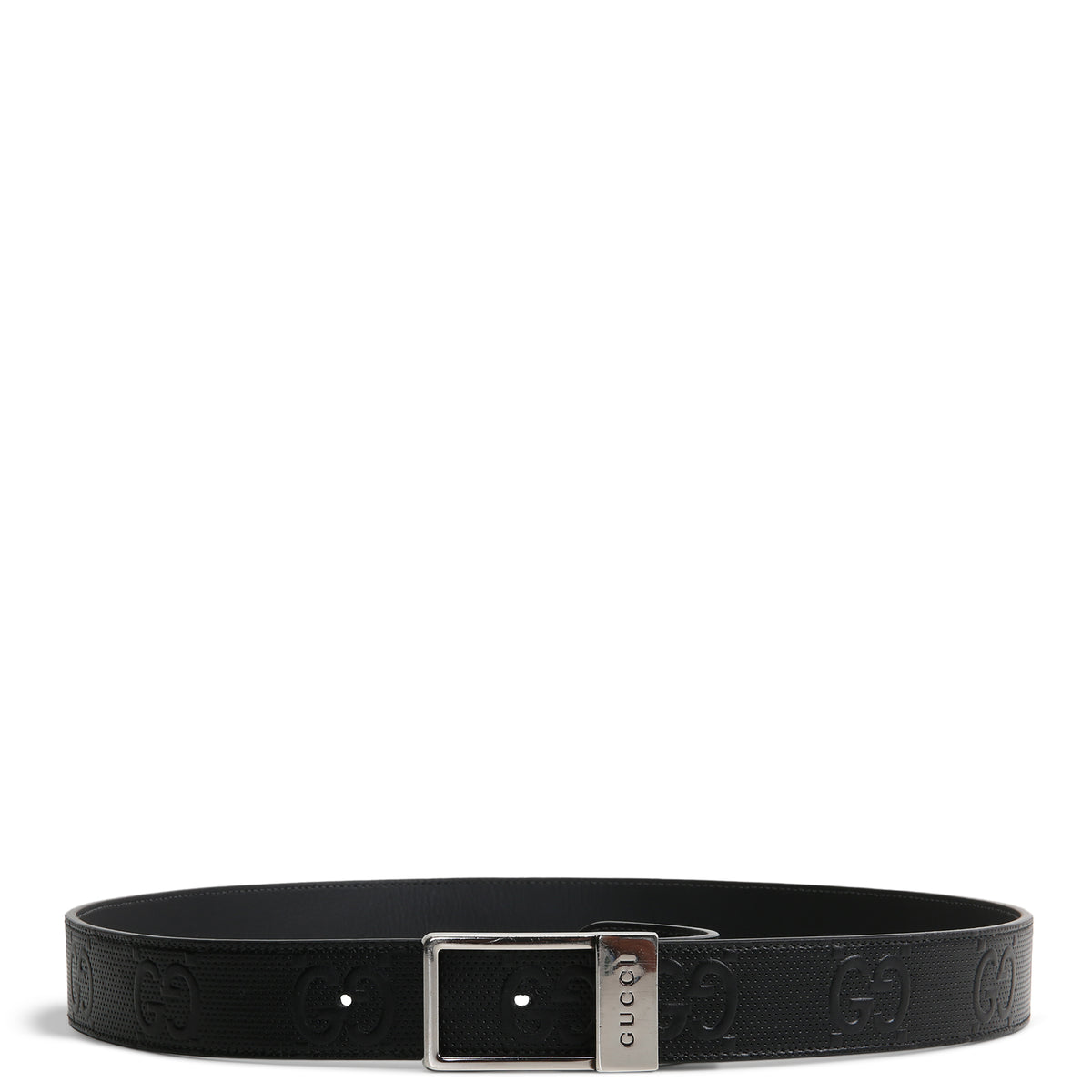 GUCCI GG Tennis Embossed Double G Belt
