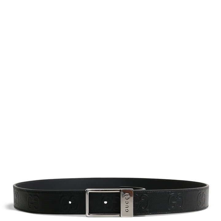 GUCCI GG Tennis Embossed Double G Belt