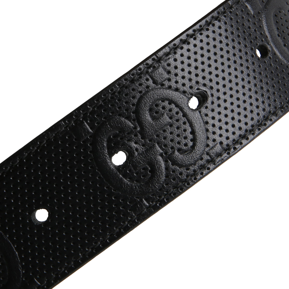 GUCCI GG Tennis Embossed Double G Belt