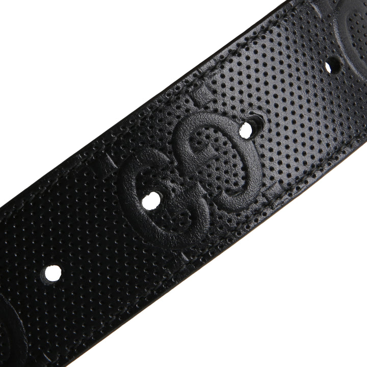 GUCCI GG Tennis Embossed Double G Belt
