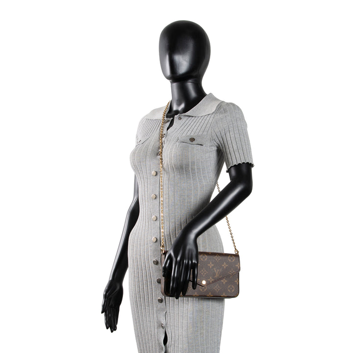 LOUIS VUITTON Felicie Pochette Monogram