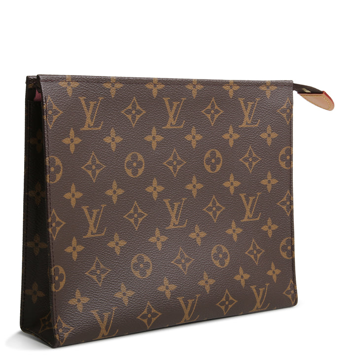 LOUIS VUITTON Monogram Poche Toiletry 26