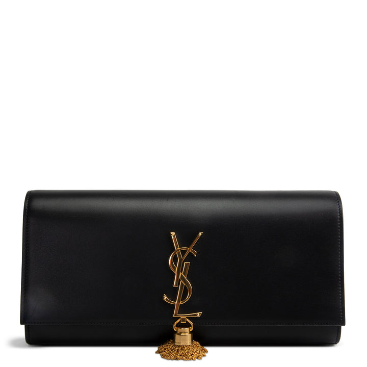 SAINT LAURENT Kate Tassel Clutch - Black