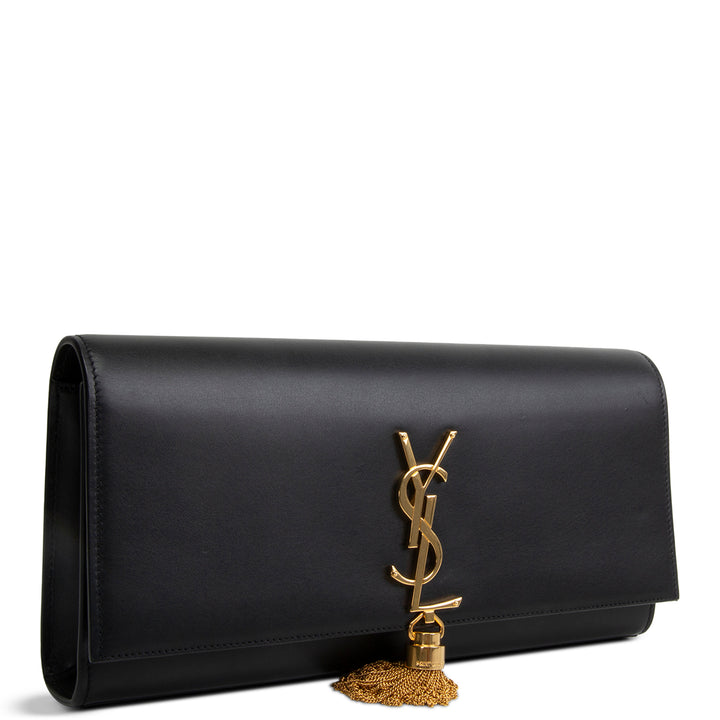 SAINT LAURENT Kate Tassel Clutch - Black