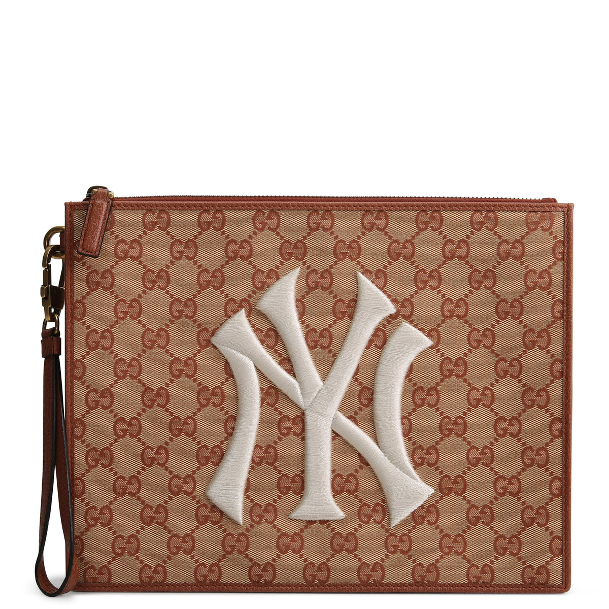 GUCCI x MLB GG Canvas Wristlet