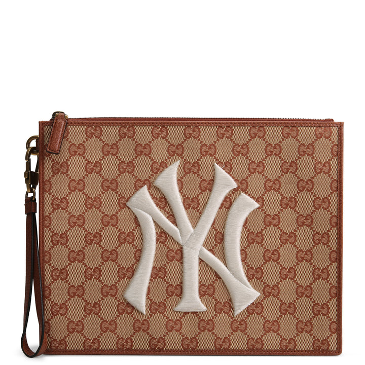 GUCCI x MLB GG Canvas Wristlet
