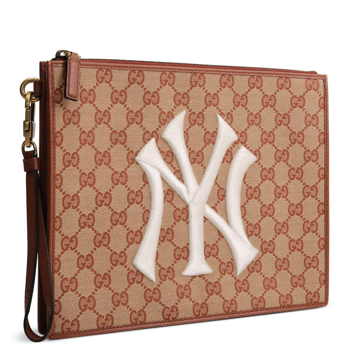 GUCCI x MLB GG Canvas Wristlet