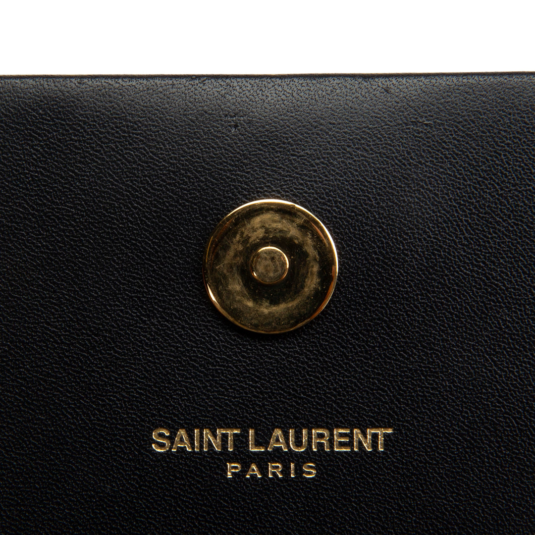 SAINT LAURENT Kate Tassel Clutch - Black