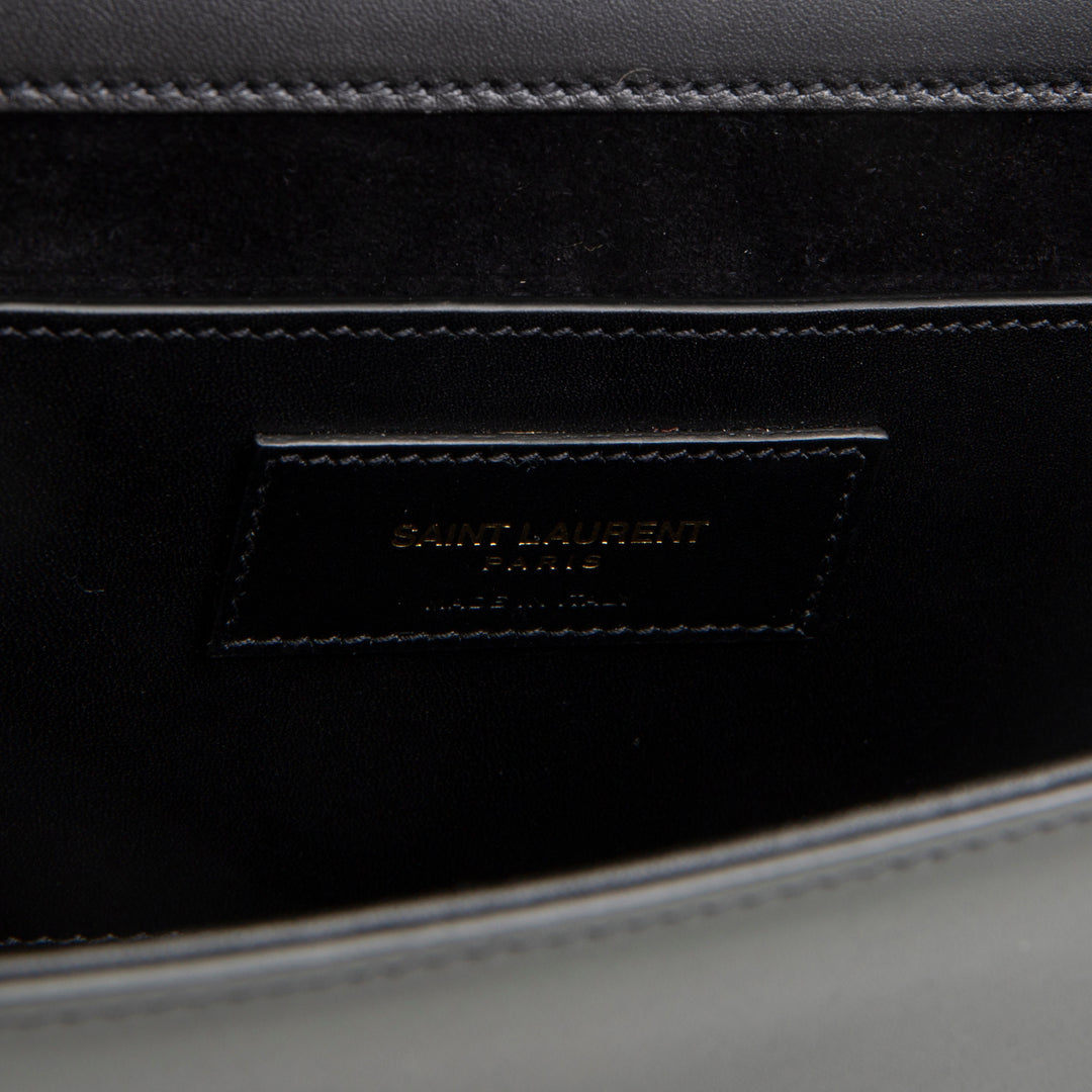 SAINT LAURENT Kate Tassel Clutch - Black